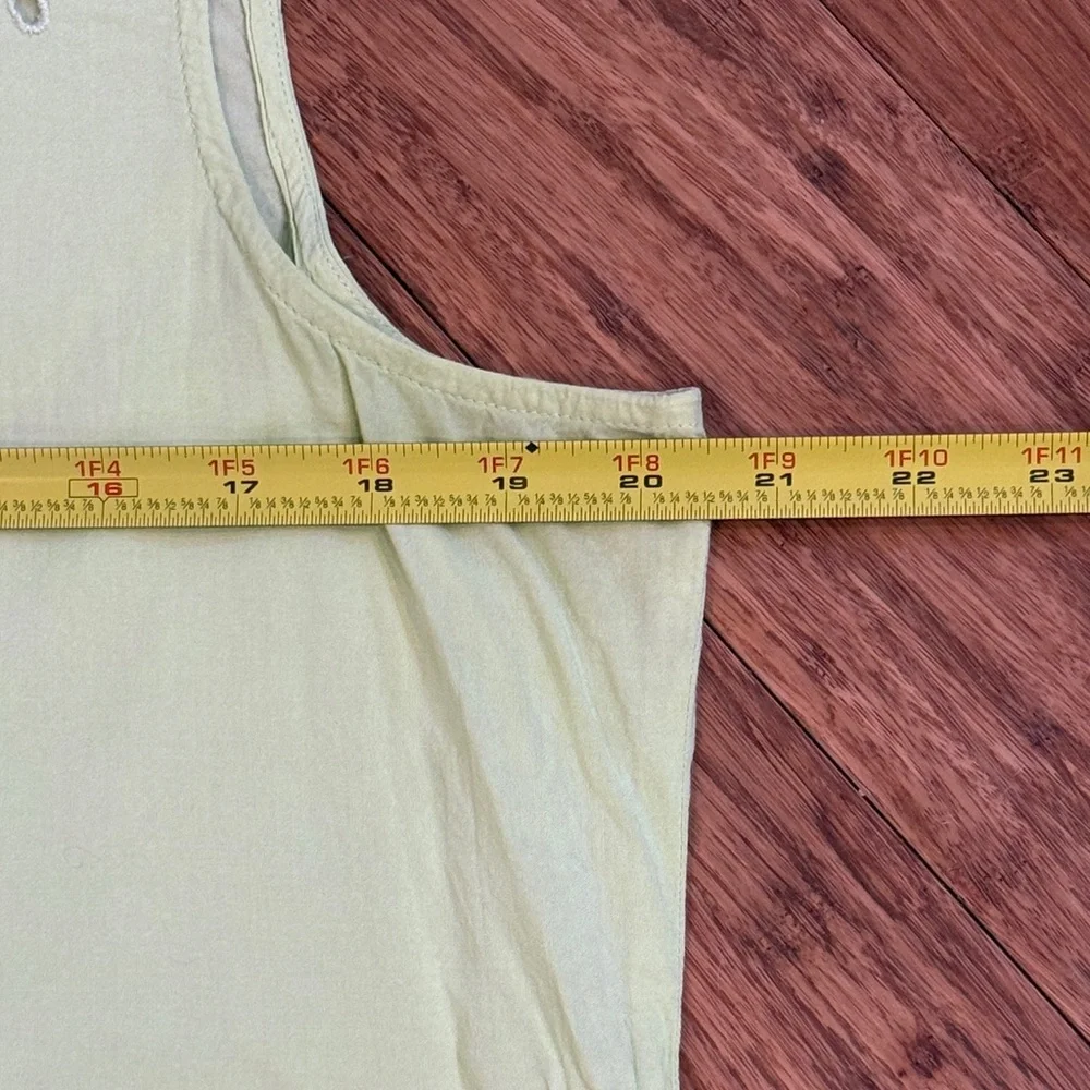 LOFT Lime Green Eyelet Tank Top - Picture 12 of 14